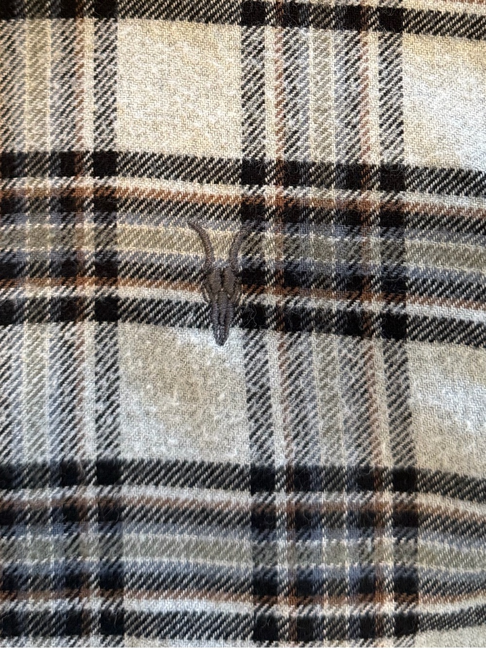 Allsaints Gaines Men’s Long Sleeve Flannel Size Medium - Picture 5 of 12